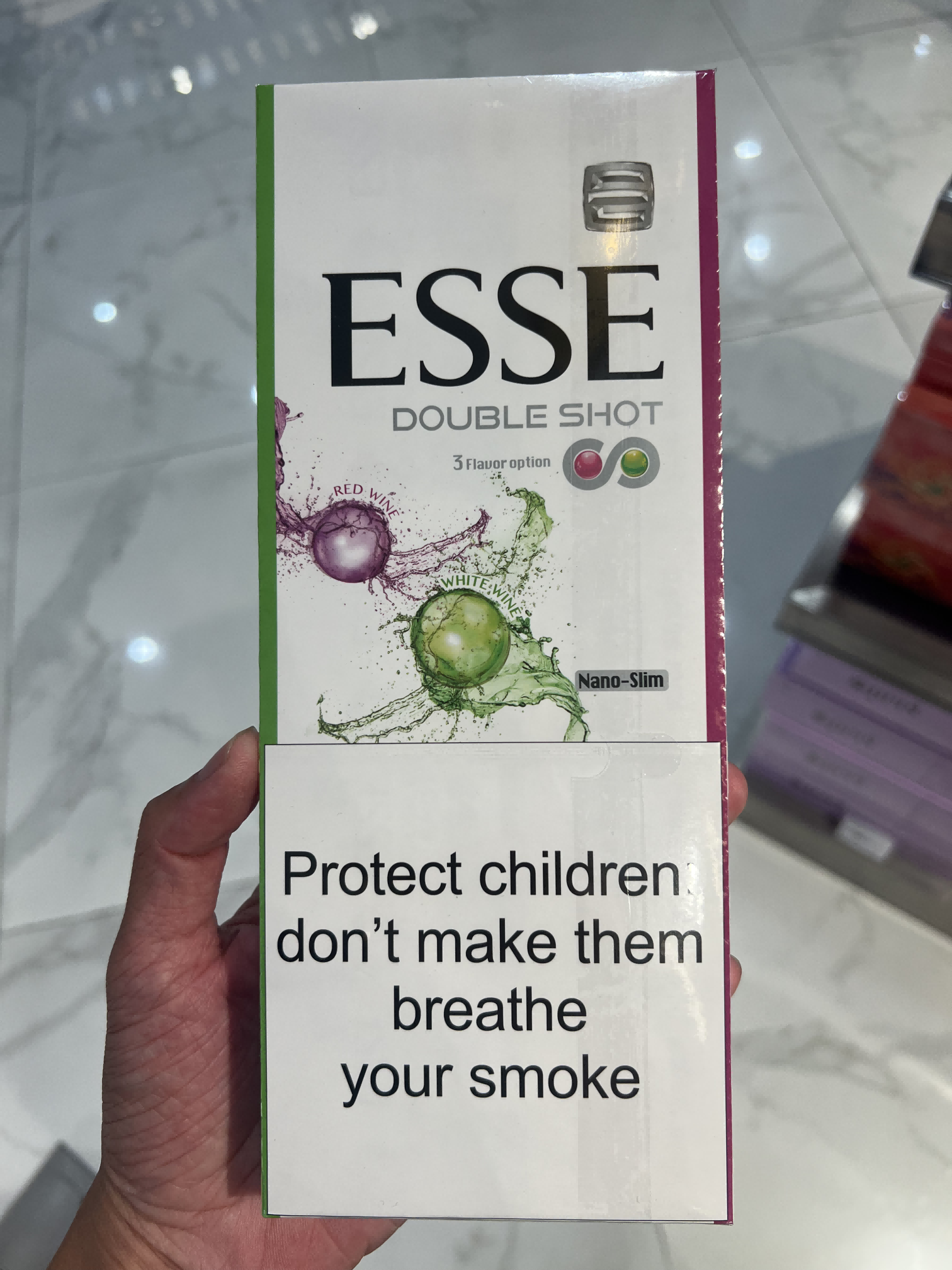 港版细支爱喜原味双爆珠