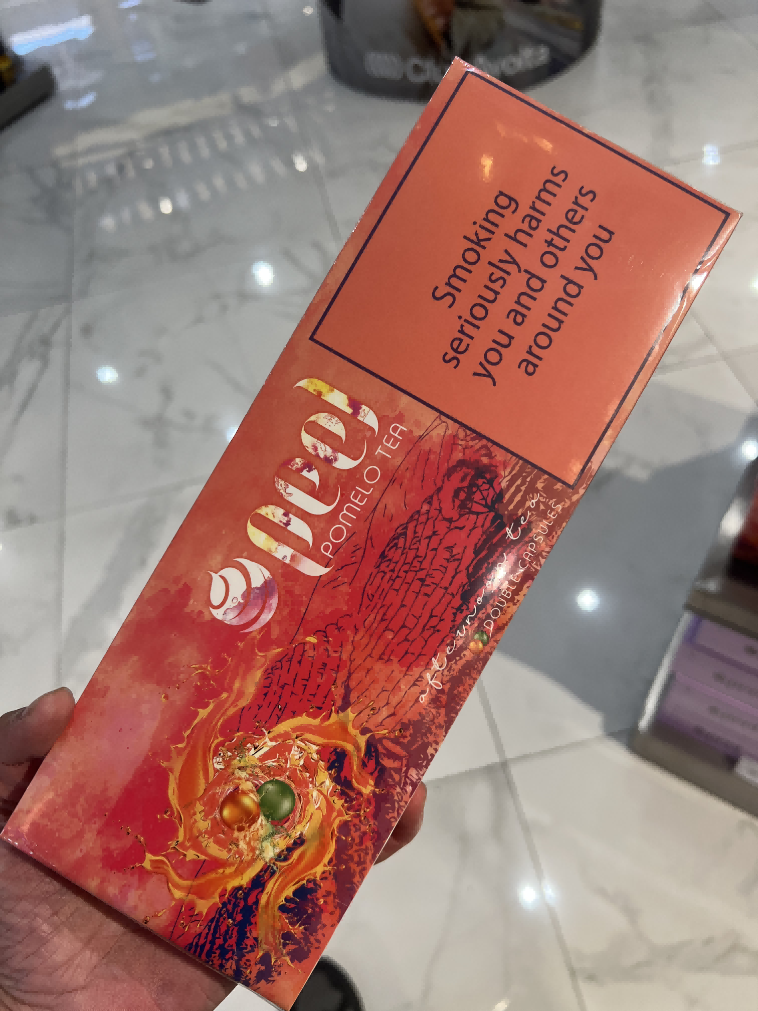 Peel百乐细支柚子茶双爆珠